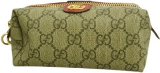 Gucci Pre-owned Mini Bags, female, Brown, Size: ONE SIZE Pre-owned Mini Pouch