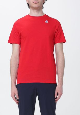 K-Way T-shirt Leonide in cotone con logo K-way