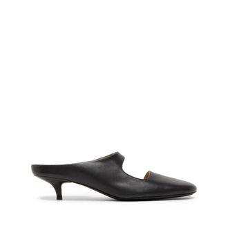Mars&egrave;ll Spianata Sabot - Dames - Muiltjes - Zwart - 38 EU - Leer - Schoenen