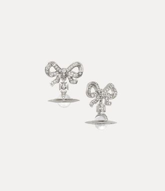 Vivienne Westwood Octavie Earrings Silver Cuic Zirconia / Gemstone Women