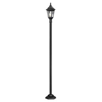 Netlighting Kinsale 1 Light Outdoor Coastal Lamp Post Black IP43 E27