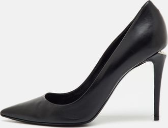 Alexander Wang Black Leather Pointed Toe Pumps