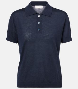 Lisa Yang Nai knitted cashmere polo shirt