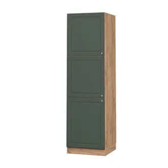 Vicco Armario Para Horno Empotrado Fame-line, Verde Dorado Casa De Campo, 60 Cm