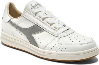 Diadora B.Elite 84 Italia Sneaker in White/Silver at Nordstrom, Size 7.5