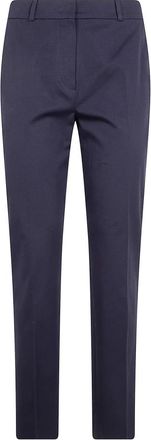Max Mara Chinos - Dames - Slim Fit Broeken - Blauw - S - Broeken