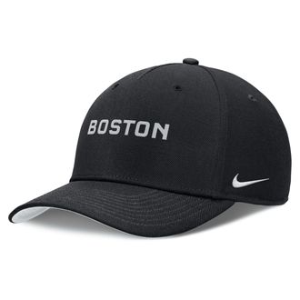 Nike Boston Red Sox Rise Nike Mens Dri-FIT MLB Adjustable Hat in Black | NB460G9HBQ-Z8T