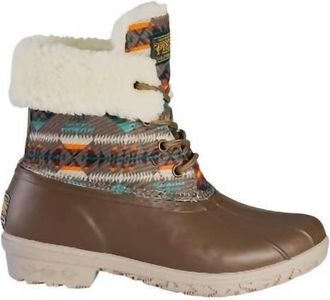 Pendleton WomenS Classic Basketmaker Duck Winter Boots In Cafe