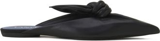 Lanvin knotted pointed-toe flat mules - women - Lamb Skin/Bos Taurus/Calf Leather - 36.5 - Black