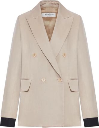 Max Mara Jacket - Dames - Blazers - Bruin - XS - Jassen