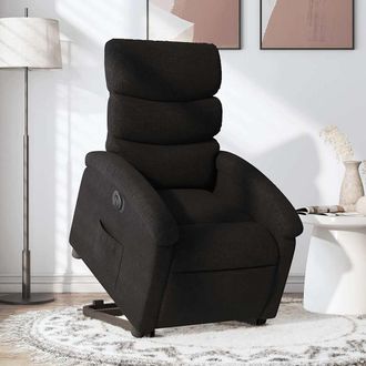 vidaXL Vidaxl - Sill&oacute;n El&eacute;ctrico Reclinable Elevable De Tela Negro