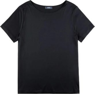 Fay Klassiek poloshirt - Dames - T-shirts - Zwart - L - Tops