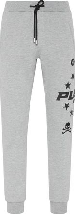 Philipp Plein Joggingbroek - Heren - Sweatpants - Grijs - XL - Katoen - Broeken