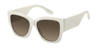 Marc Jacobs MARC 859/S SZJ/HA Womens Sunglasses White Size 55