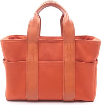 Herm&egrave;s Brown Potiron Leather Tote Bag (Pre-Owned)