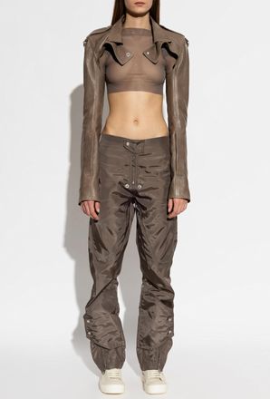 Rick Owens Transparent Top, Womens, Brown