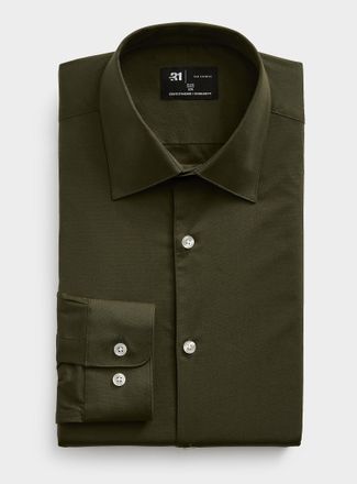 Le 31 Mens Monochrome stretch shirt Standard fit