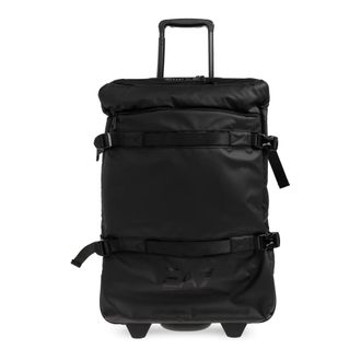 Emporio Armani Cabin Bags, unisex, Black, Size: ONE SIZE Suitcase with logo