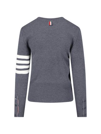 Thom Browne Womens Sweaters Grey Virgin Wool