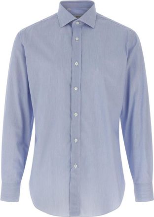 Brioni Hombre, Camisas, Azul, Talla: L