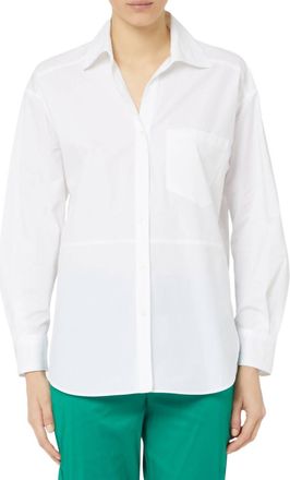 Seventy Womens Cotton Shirt In Bianco