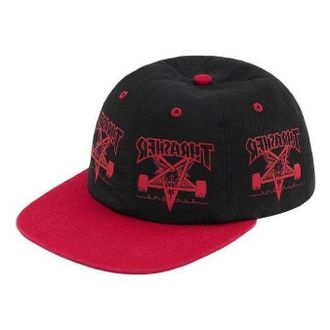 SUPREME x Thrasher 6-Panel Cap Black Red SUP-FW21-026