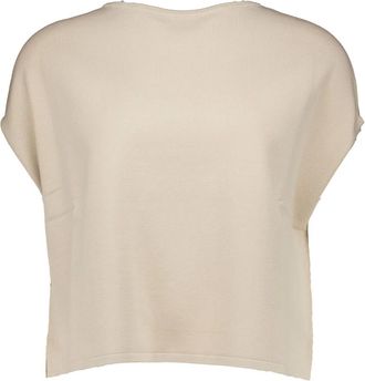 Max Mara Tops, Dames, Beige, M, Beige Breda Stijlvolle Modieuze Jurk