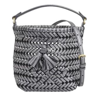 Anya Hindmarch Pre-owned Shoulder Bag - Dames - Pre-owned - Grijs - Maat: ONE Size Leer