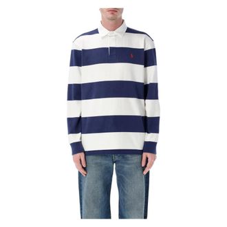 Polo Ralph Lauren Long Sleeve Tops, male, Multicolor, Size: S Rugby L/S Polo
