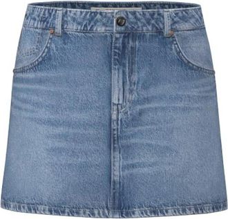 Guess Faith Mini Rok - Dames - Spijkerrokken - Blauw - W29 - Denim - Rokken