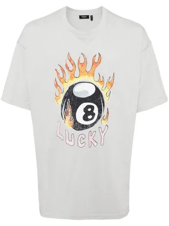 Five CM Katoenen T-shirt met grafische print - Blauw