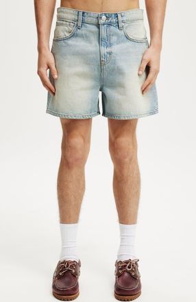 Cotton On Mens Denim Short Short in Halen Blue at Nordstrom, Size 34