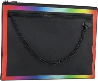 Louis Vuitton Pre-owned Clutches, female, Black, Size: ONE SIZE Pre-owned Leather clutches