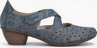Rieker Womens Rieker 43773 Womens Mary Jane Blue - Size: 6.5