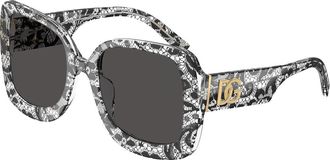 Dolce & Gabbana DG4513 328787 Womens Sunglasses White Size 55
