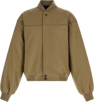 Willy Chavarria Gas Station Bomber - Heren - Bomber jackets - Beige - L - Katoen - Jassen