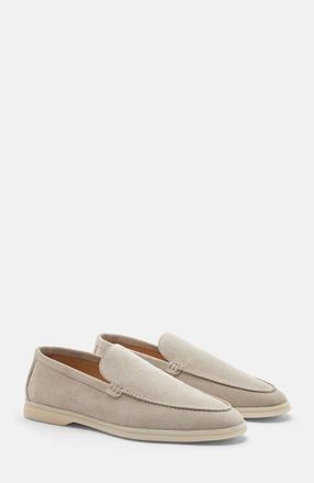 Scarosso Ludovico Loafers in Sand - Suede at Nordstrom, Size 43.5
