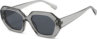 Generic Mens Vacation Outdoor Sunglasses Womens Commuter Sports Decorative Sun Glasses(Grey)