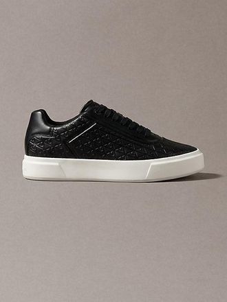 Calvin Klein Embossed Emblem Logo Trainers