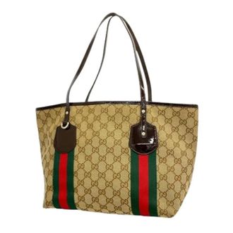 Gucci Pre-owned Tote Bags, female, Beige, Size: ONE SIZE Pre-owned Vintage Tote Bag