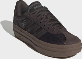 adidas Sneaker ADIDAS SPORTSWEAR VL COURT BOLD, Damen, Gr. 38,5, aurora coffee, aurora coffee, gum5, Leder, Textil, Schuhe Sneaker