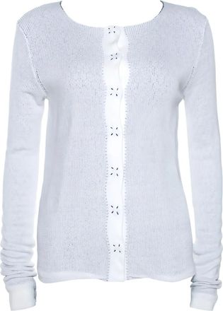 Emporio Armani Cardigan in lana - Bianco