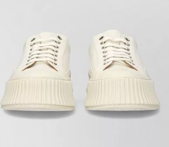 Jil Sander fabric low-top sneakers