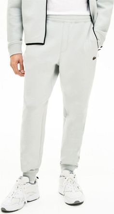Lacoste Mens Quick Dry Sweatpants in Grey - Size X-Small