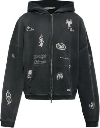 Duke + Dexter Hooded Sweatshirt - Heren - Vesten met rits - Zwart - XL - Katoen - Hoodies & sweatvesten
