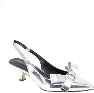 BCBGeneration Katsi Slingback Pump in Silver at Nordstrom Rack, Size 8.5