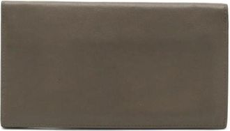 Herm&egrave;s Pre-owned Wallets, female, Gray, Size: ONE SIZE Pre-owned Leather Wallet