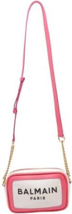 Balmain Pre-owned Cross Body Bags, female, Pink, Size: ONE SIZE Pre-owned B-Army 18 Camera Bag