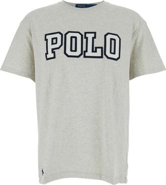 Polo Ralph Lauren T-shirt con applicazione - Grigio
