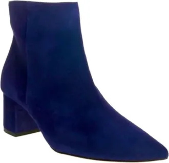 L'agence Womens Jeanne Pointed Toe Boots In Midnight Blue